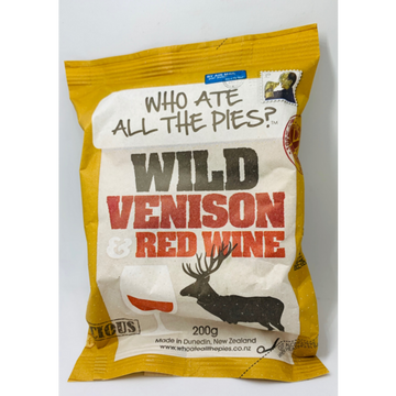 Who ate all the pies venison & red wine
