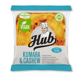 Hub kumura & cashew pie