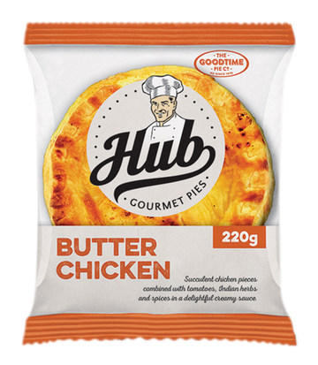 Hub butter chicken pie