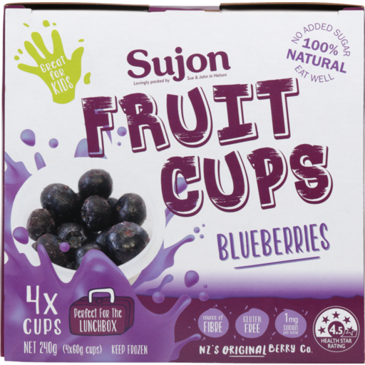 Sujon Blueberry Fruit Cups