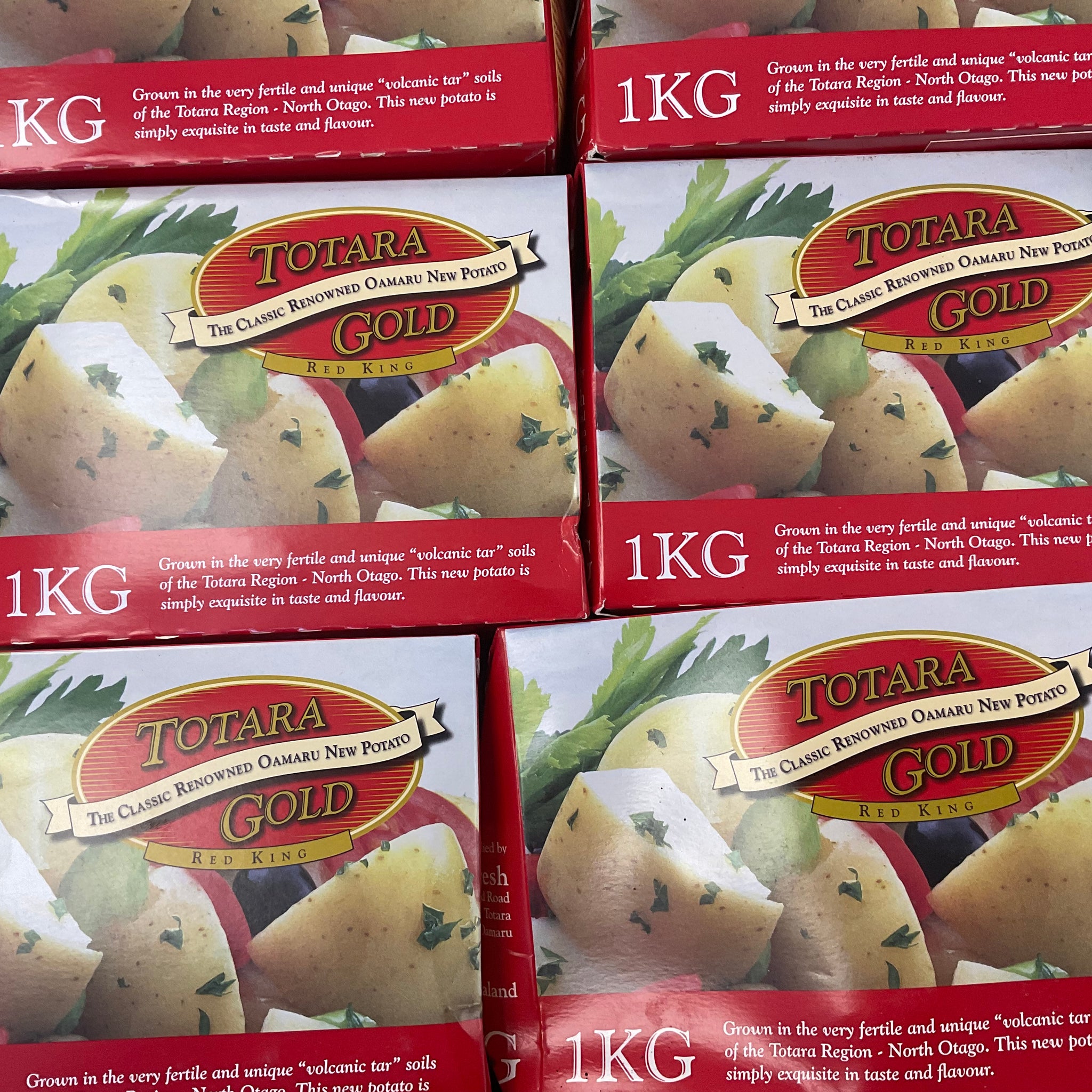 Red king tōtara potatoes