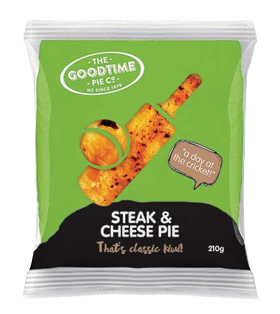 Good time steak & cheese pie