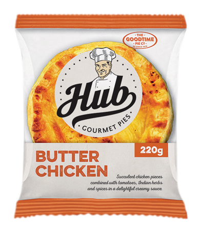 Hub butter chicken pie