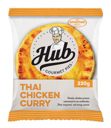 Hub Thai chicken curry pie